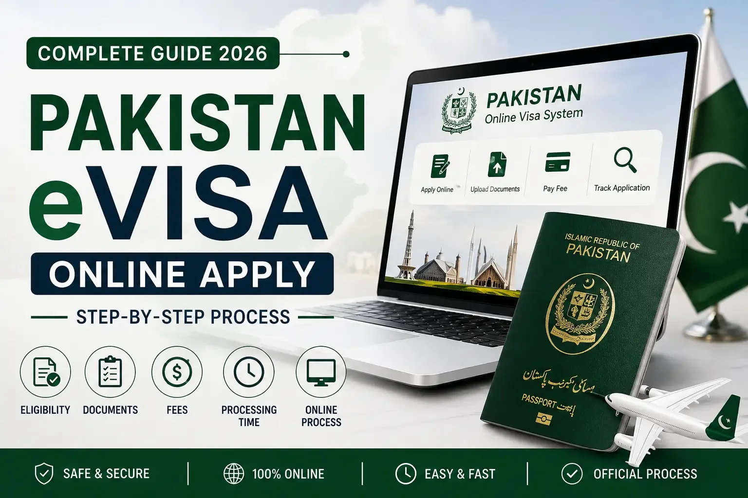 How to Get Pakistan eVisa Online (Complete Guide 2026)