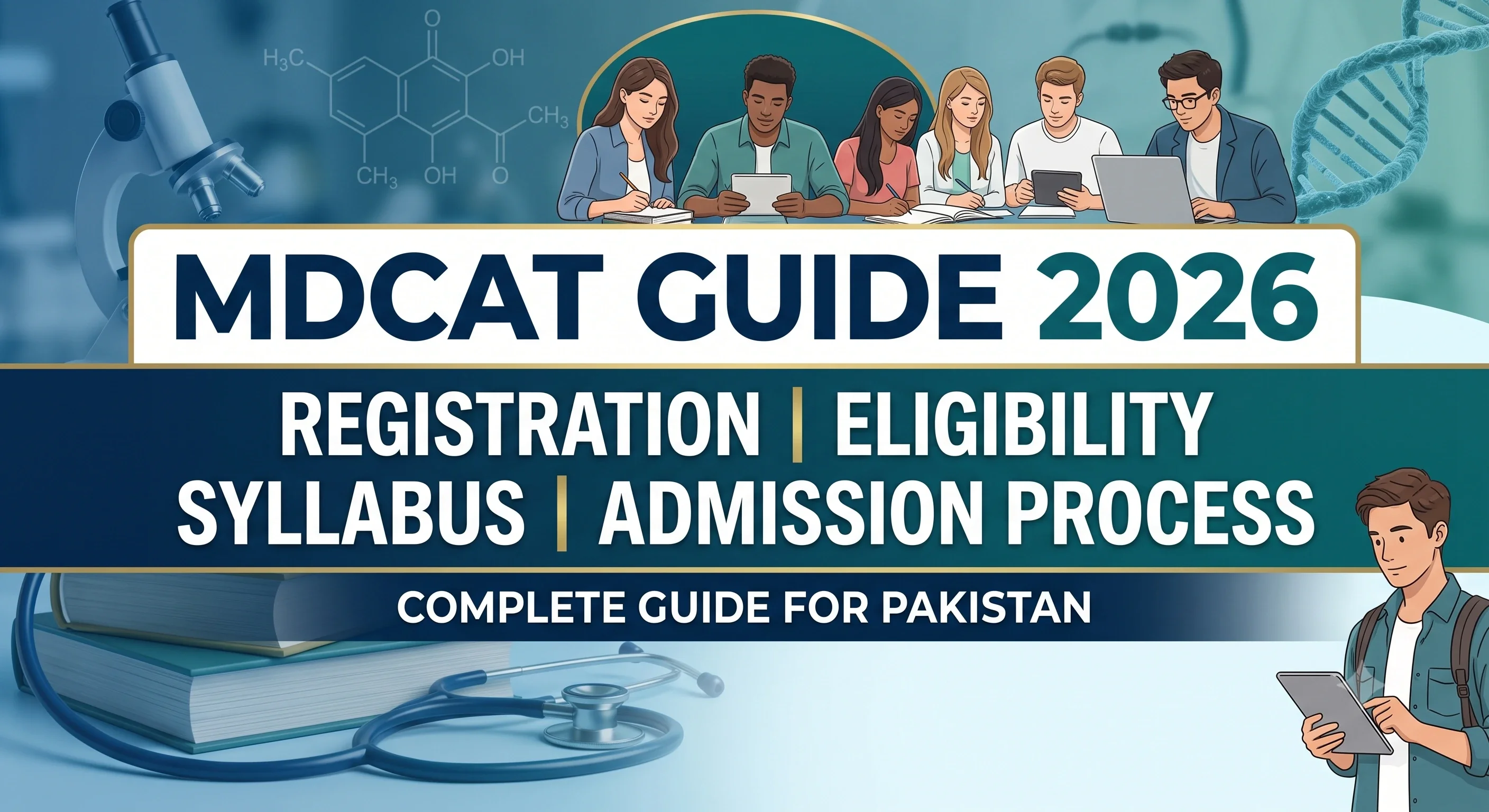 MDCAT Guide 2026 – Complete Registration, Eligibility, Syllabus & Admission Process in Pakistan