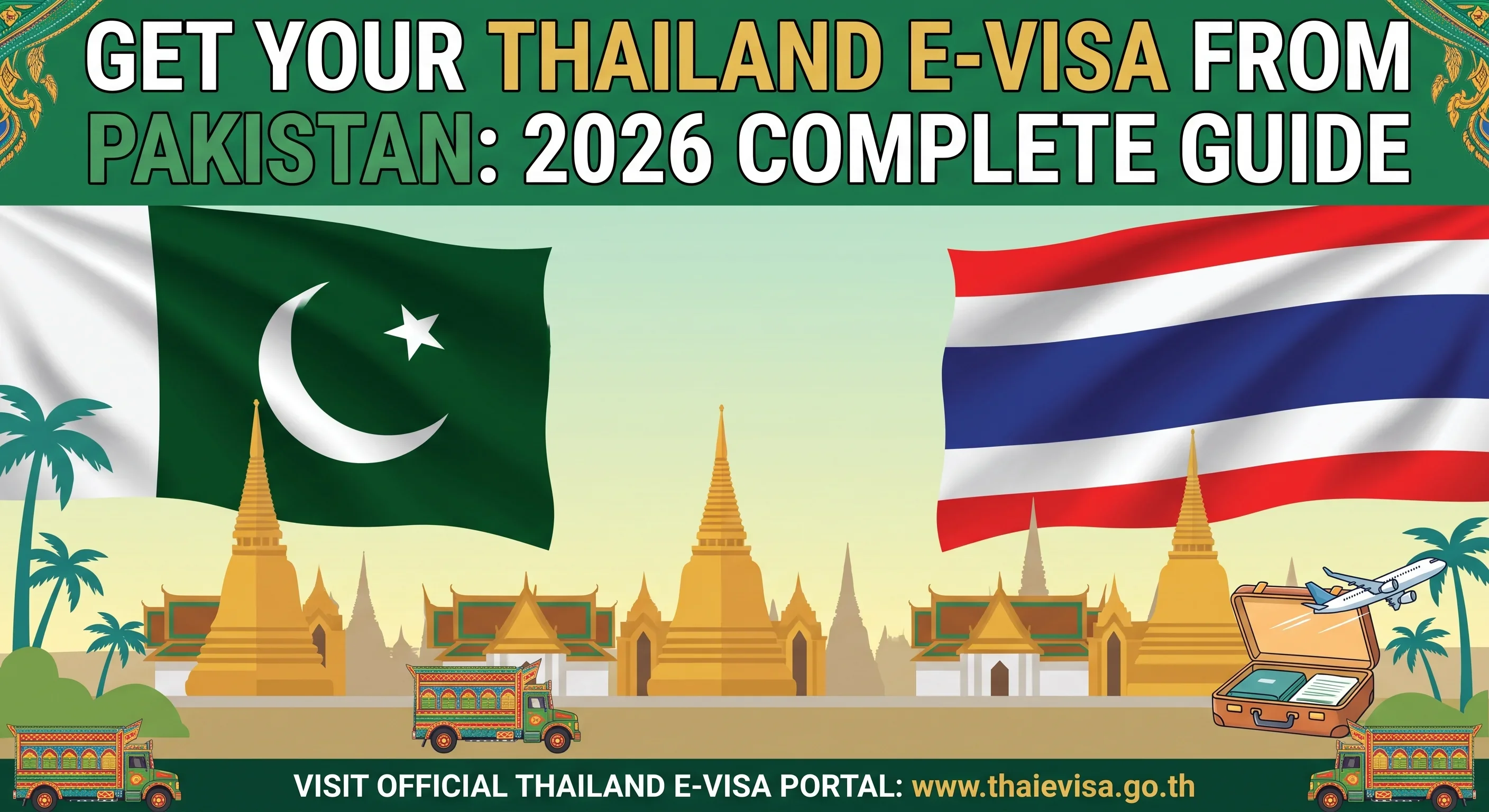 How to get Thailand e visa from Pakistan 2026