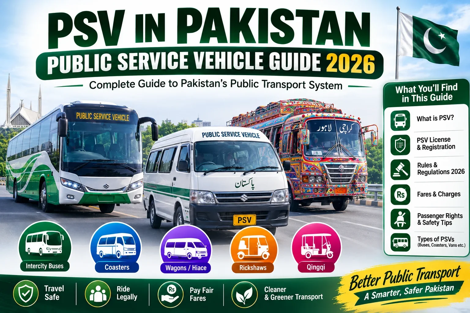 PSV in Pakistan – Public Service Vehicle Guide 2026 - PSV Stand for