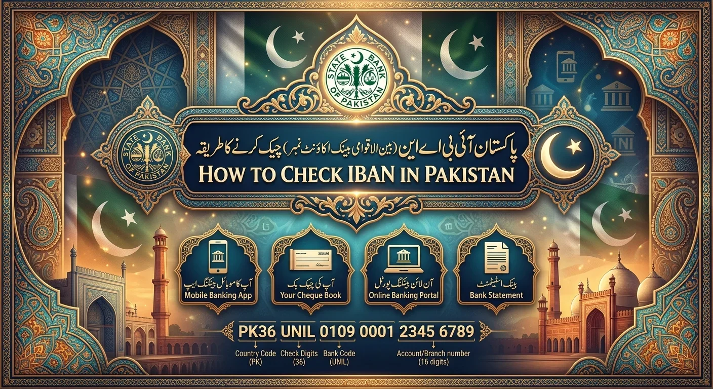 How to Check IBAN Number in Pakistan (2026)