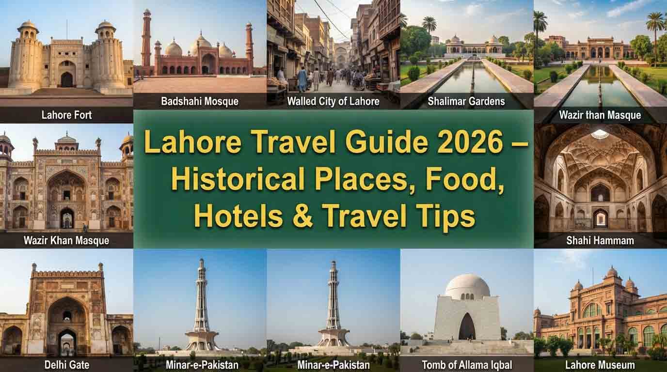 Lahore Travel Guide 2026 – Historical Places, Food, Hotels & Travel Tips