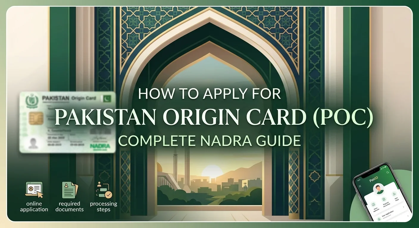 How to Apply for Pakistan Origin Card (POC) – Complete NADRA Guide