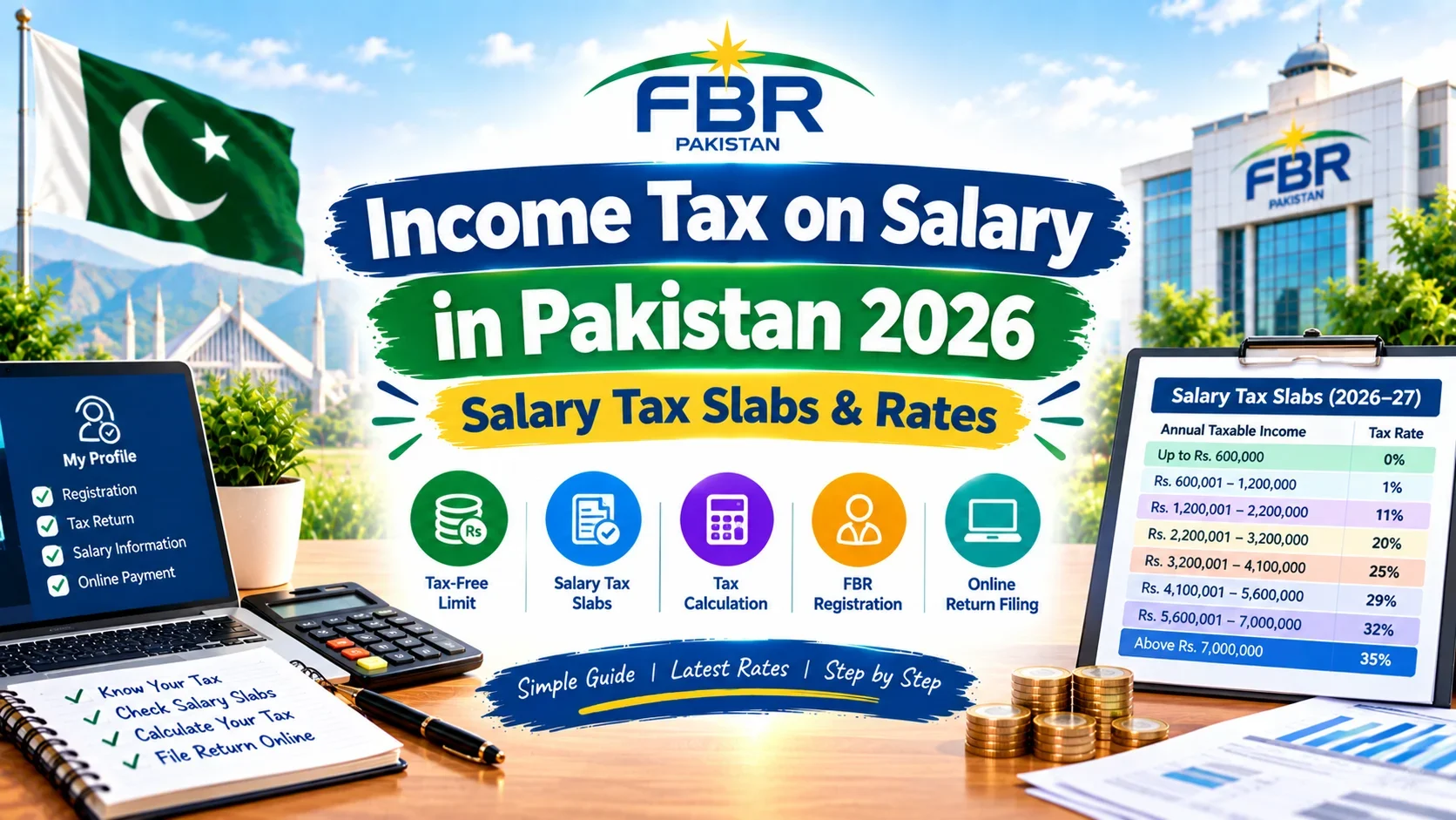 Income Tax on Salary in Pakistan – Complete Guide 2026