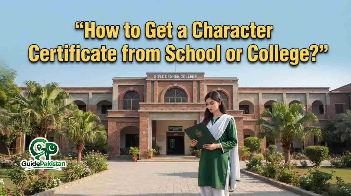 How to Get a Character Certificate from Your School or College?