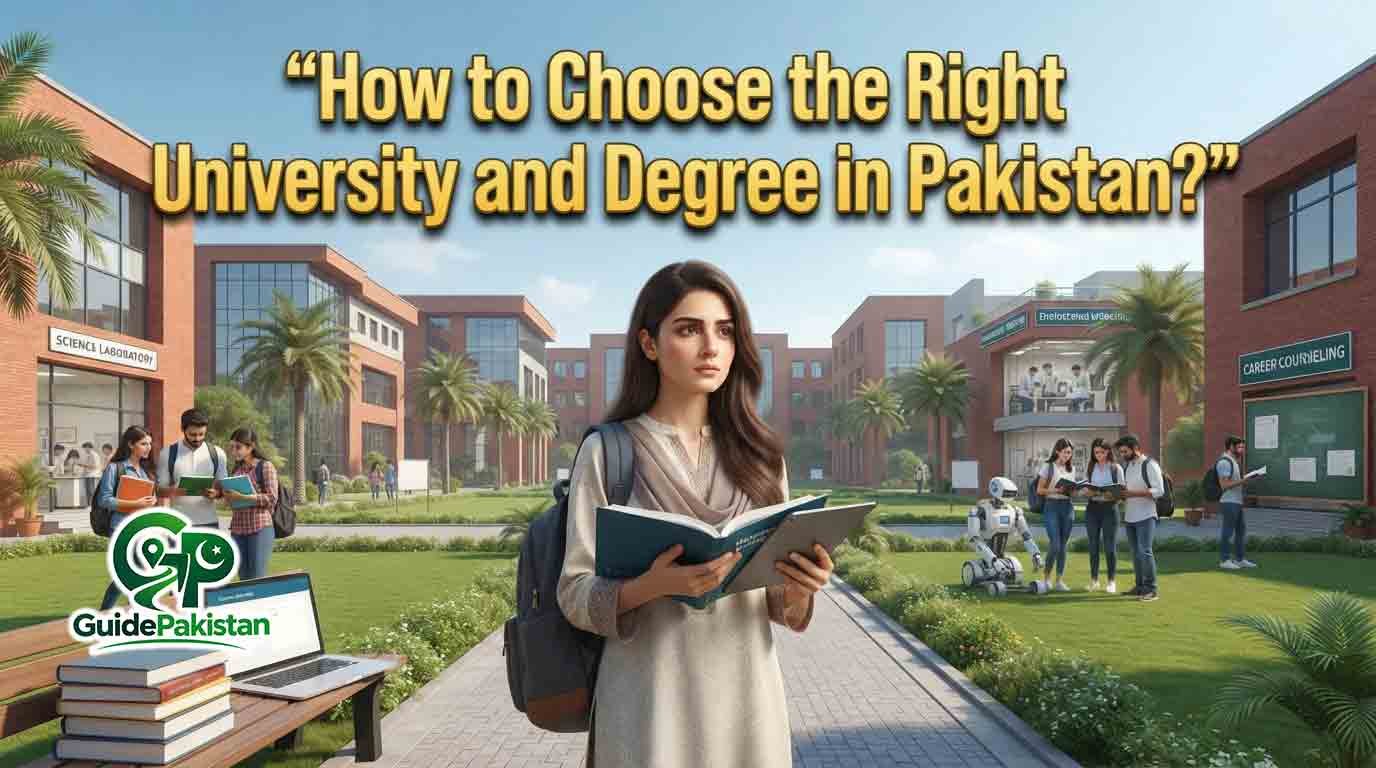 How to Choose the Right University and Degree in Pakistan?