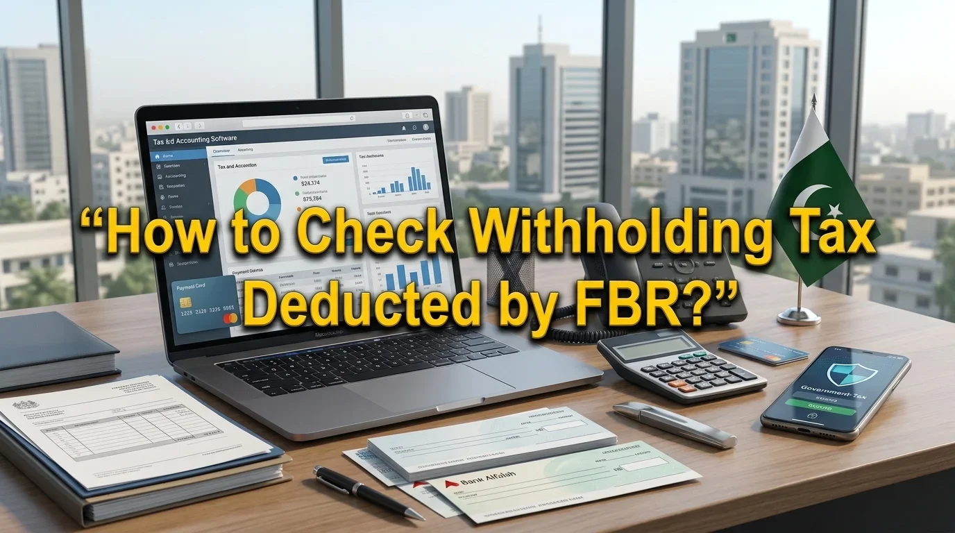 How to Check Withholding Tax Deducted by FBR in Pakistan