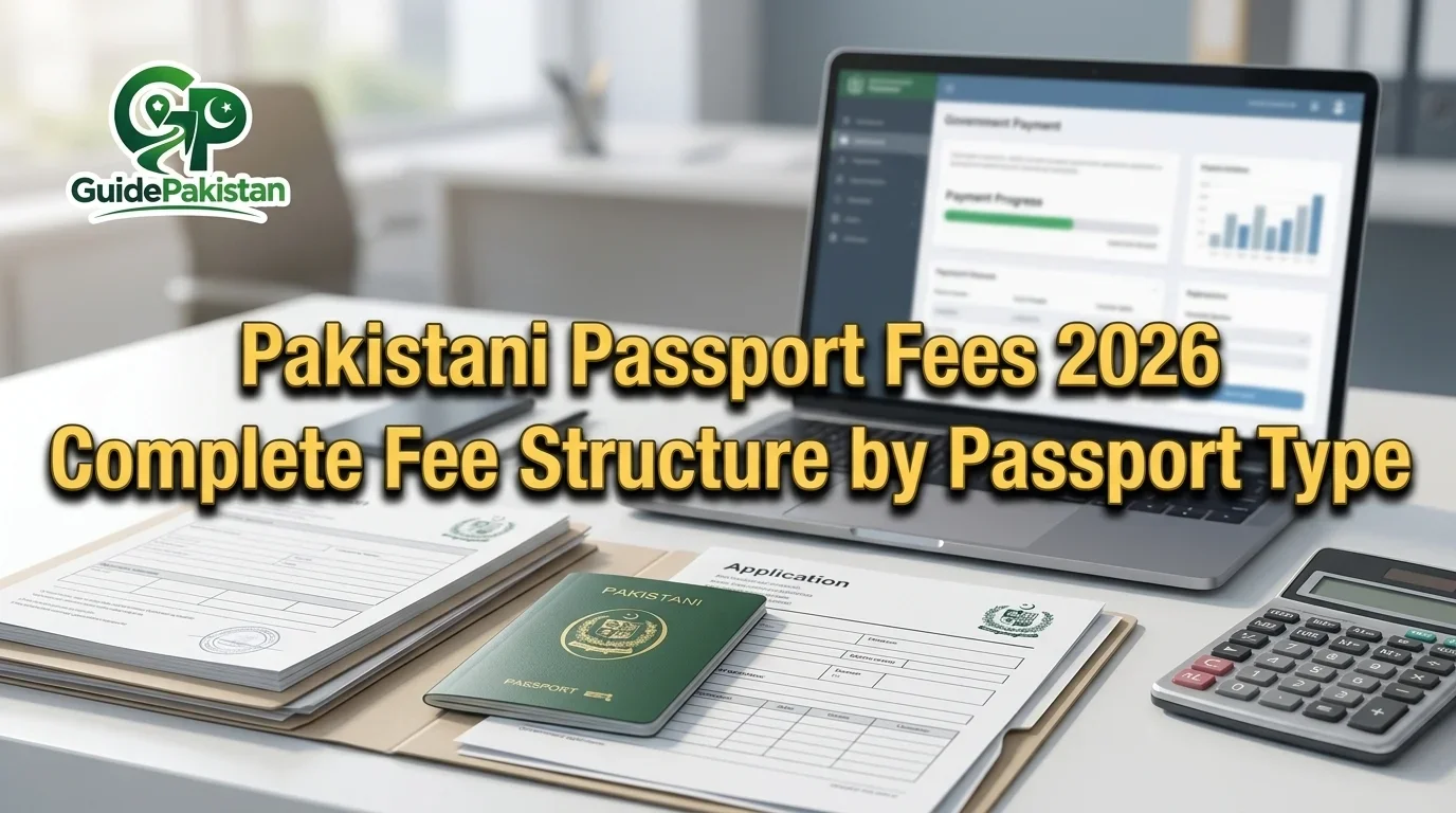 Pakistani Passport Fees 2026 – Complete Fee Structure by Passport Type