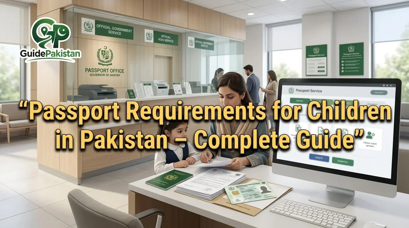 Passport Requirements for Children in Pakistan – Complete Guide