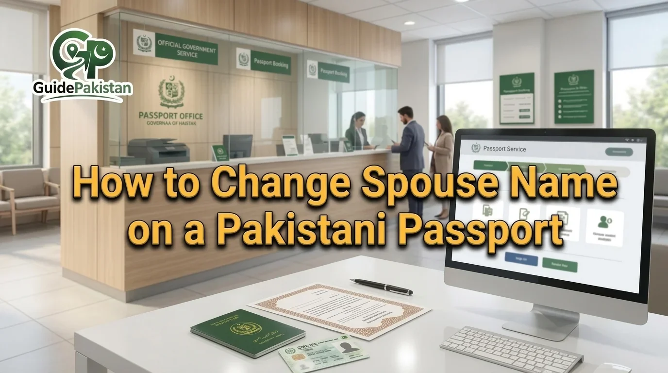 How to Change Spouse Name on Pakistani Passport