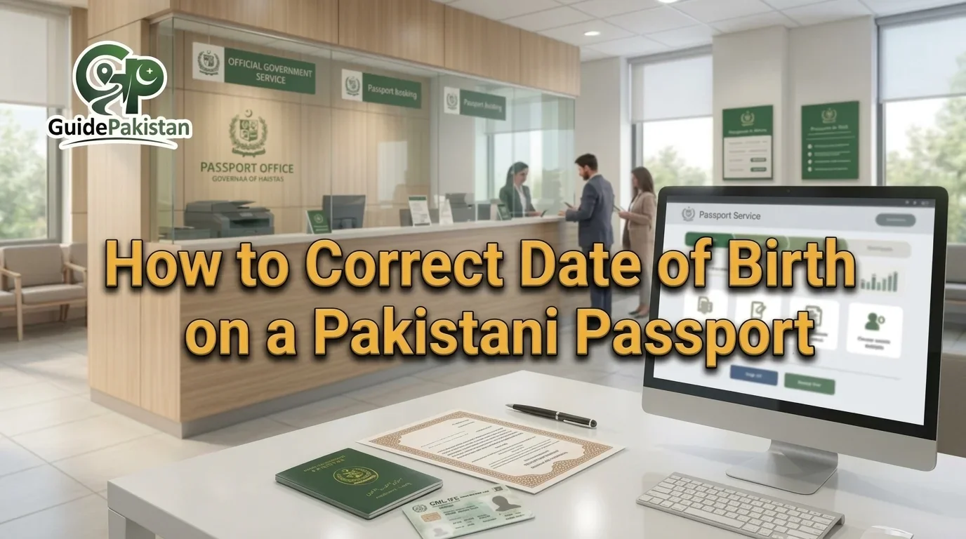 How to Correct Date of Birth on a Pakistani Passport