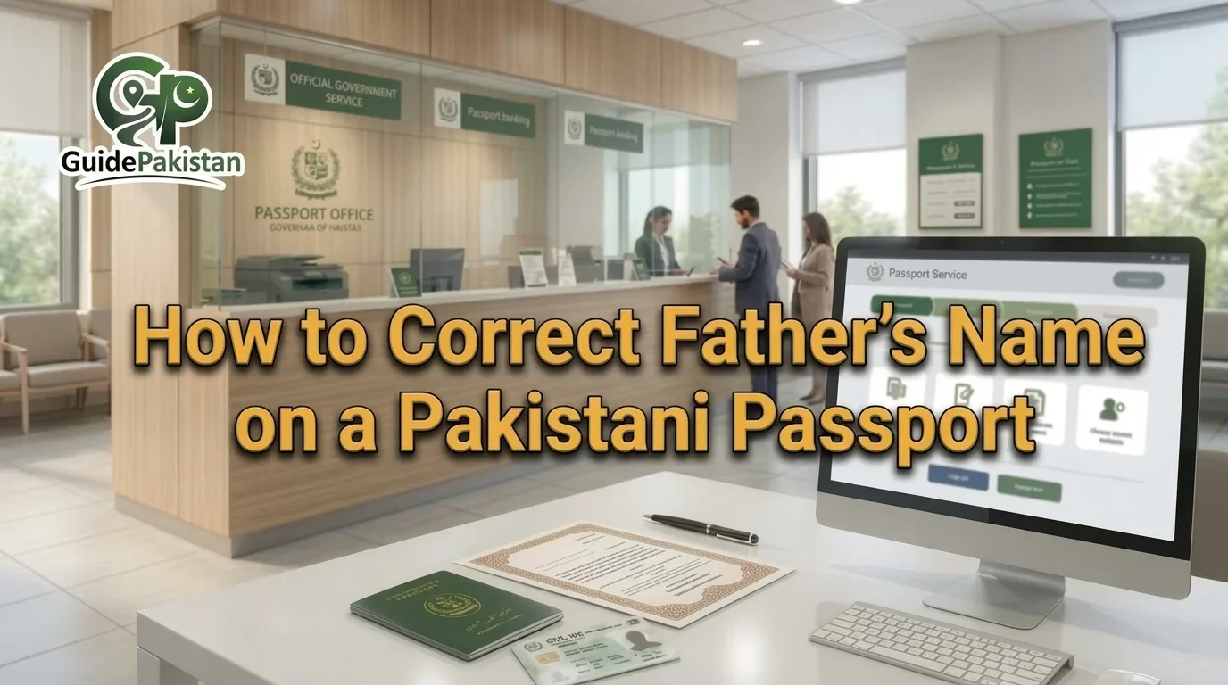How to Correct Father’s Name on a Pakistani Passport