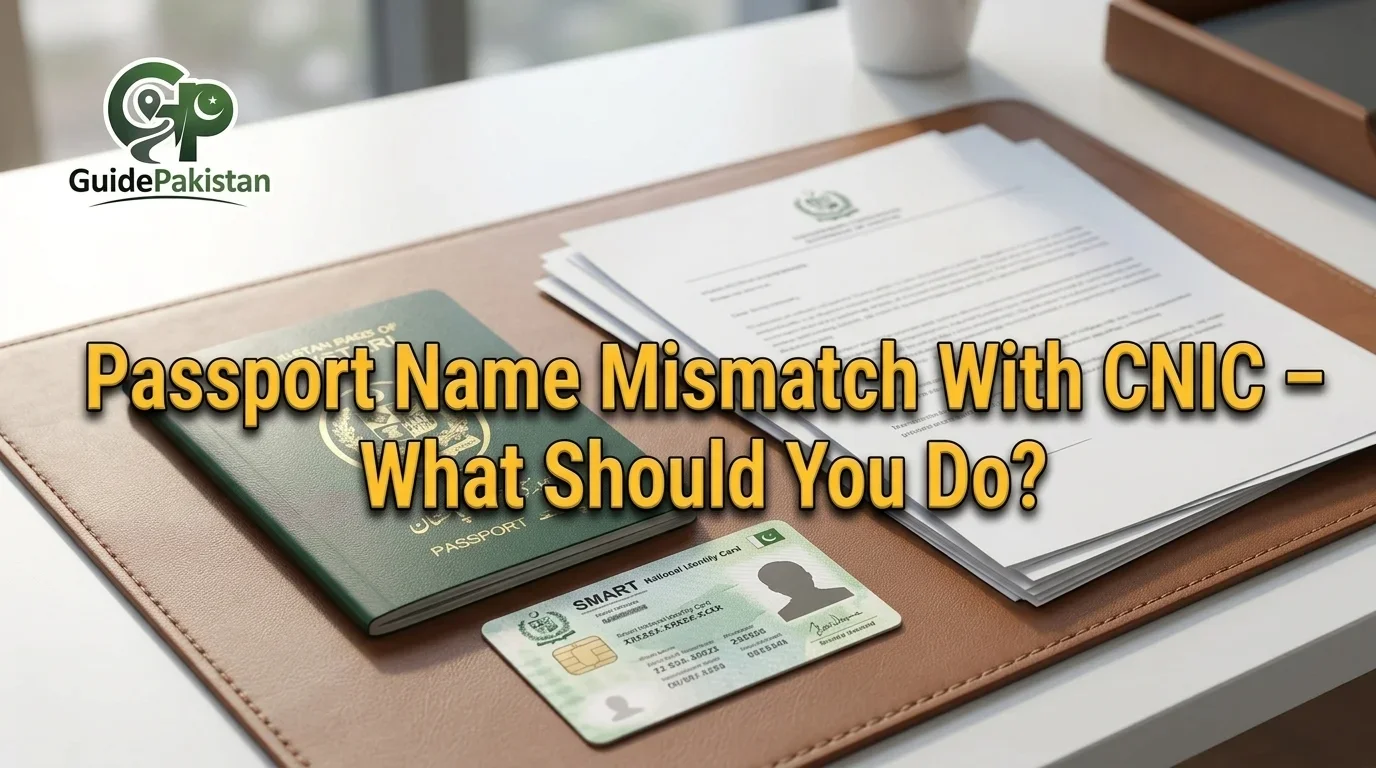 Passport Name Mismatch With CNIC – What Should You Do?
