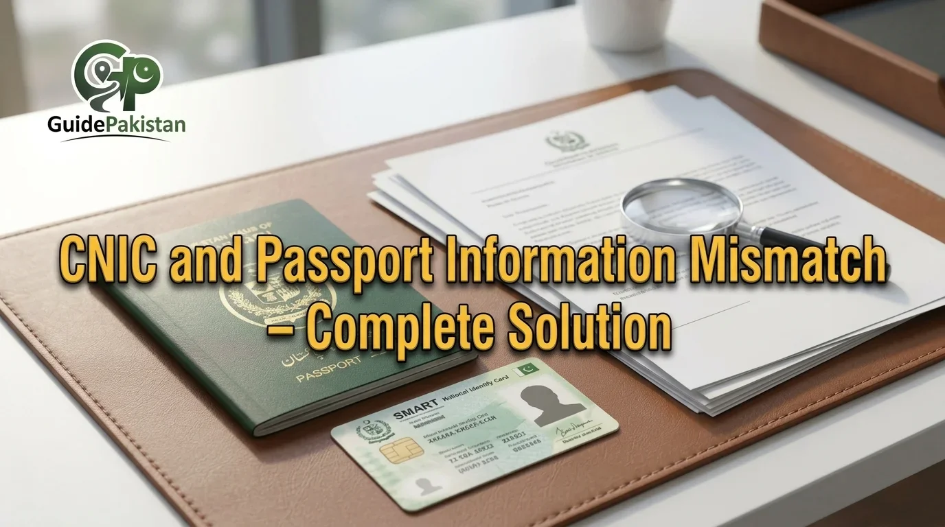 CNIC and Passport Information Mismatch – Complete Solution