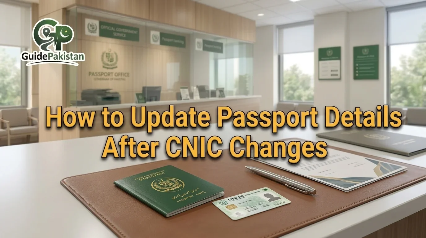 How to Update Passport Details After CNIC Changes in Pakistan